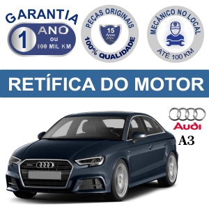 Retífica de motor Audi A3 com garantia pacote econômico Rw motores